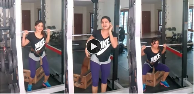 Samantha Gym Workout Video